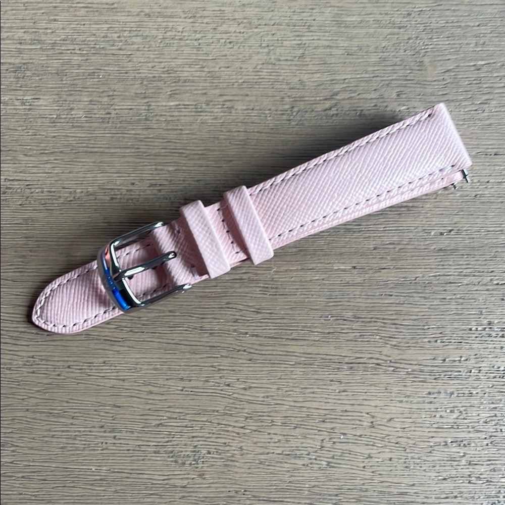 NWOT Michele Pink Leather Watch Strap
